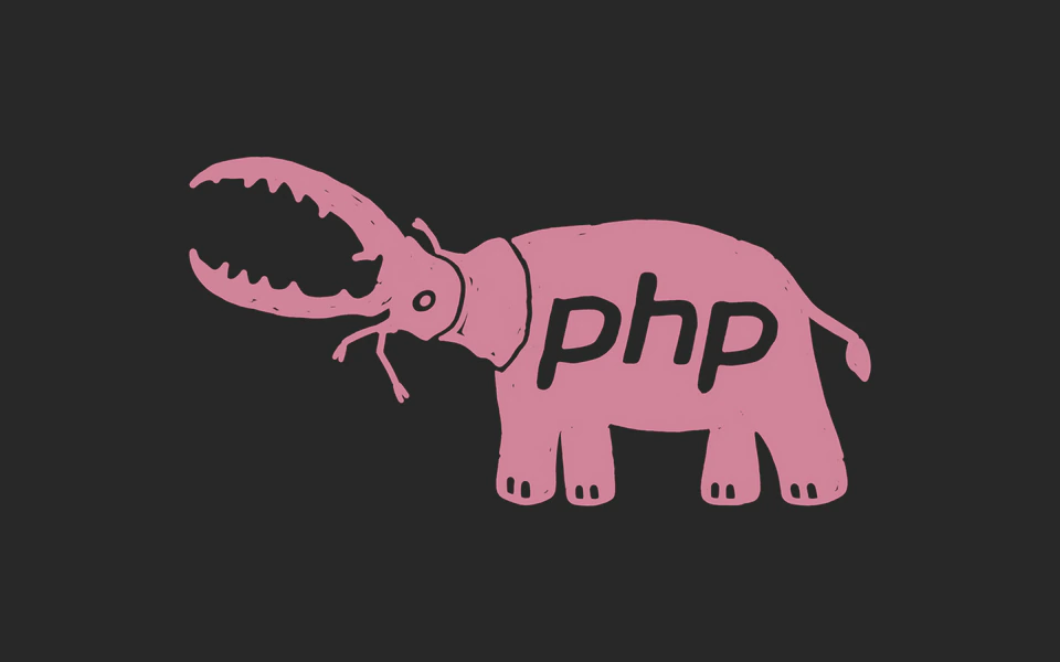 Pest Bisect: a PHP elephant with a stag beetle's pincer for a trunk