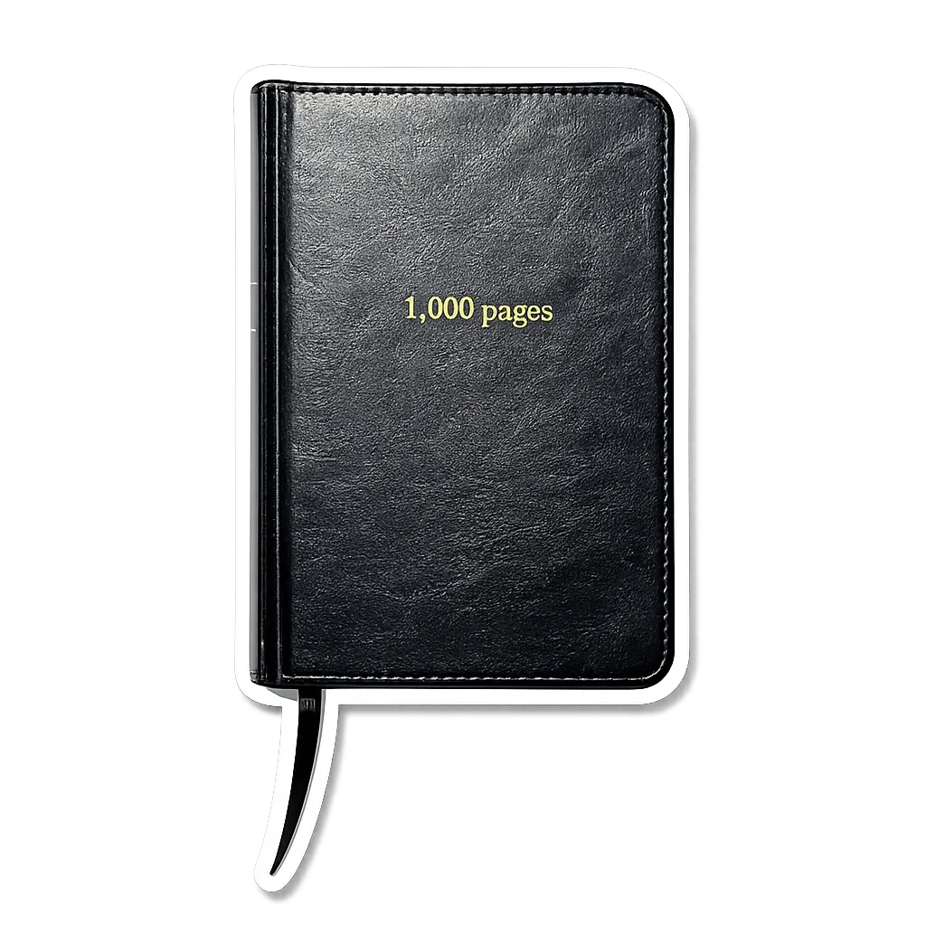 The Milimetrado 1000 notebook